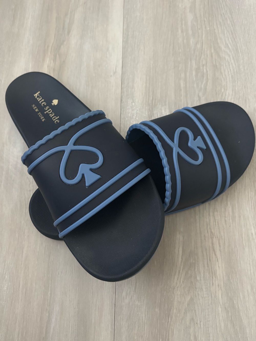 Kate Spade Brigitte Sandal in Navy Blue - Picture 2 of 5